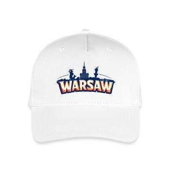 Warschau - Kinder Bio Basecap - Weiß - Vorne