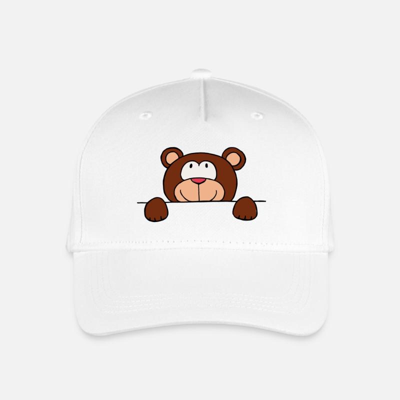 Teddy - Kinder Bio Basecap - Weiß