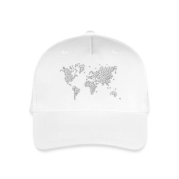 Sport dans le monde - Casquette de baseball bio Enfant - blanc - Devant