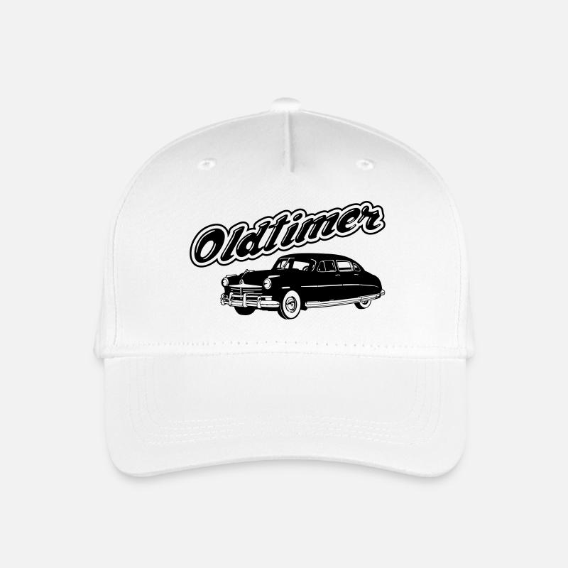 Oldtimer - Kinder Bio Basecap - Weiß