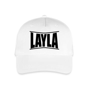 T-Shirt Layla T-Shirt Geschenkidee - Kinder Bio Basecap - Weiß - Vorne