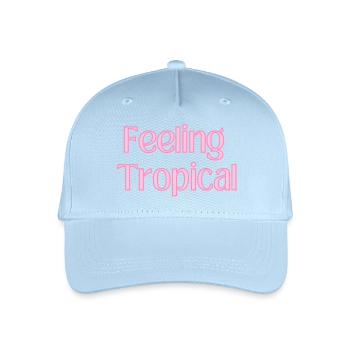 Feeling Tropical - Kinder Bio Basecap - Hellblau - Vorne