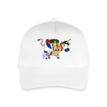 BAVARIAN UNICORN - Pfadfinder - Kinder Bio Basecap - Weiß - Vorne