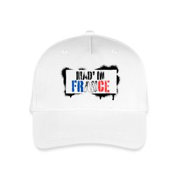 Mad in France - Organic Kids’ Baseball Cap - white - Front
