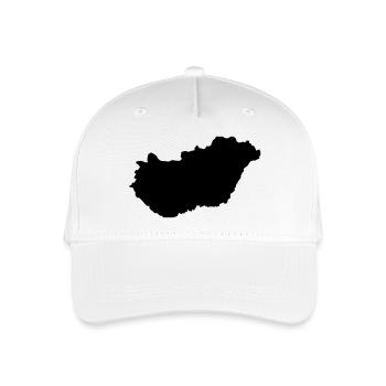 Ungarn Land - Kinder Bio Basecap - Weiß - Vorne