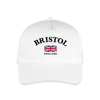 Bristol, England - Organic Kids’ Baseball Cap - white - Front