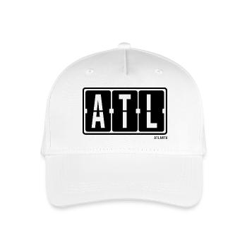 Atlanta ATL, City Souvenir Hoodie, Tasche, Cap - Kinder Bio Basecap - Weiß - Vorne