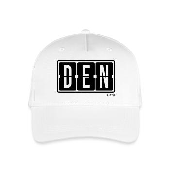Denver DEN, City Souvenir Hoodie, T-Shirt, Tasse - Kinder Bio Basecap - Weiß - Vorne