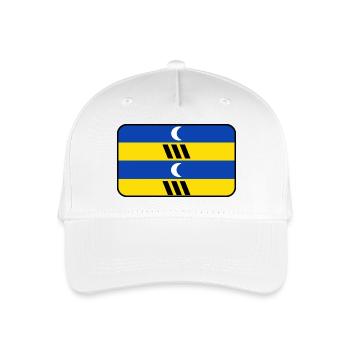 Logo du drapeau Ameland – Vêtements insulaires - Casquette de baseball bio Enfant - blanc - Devant