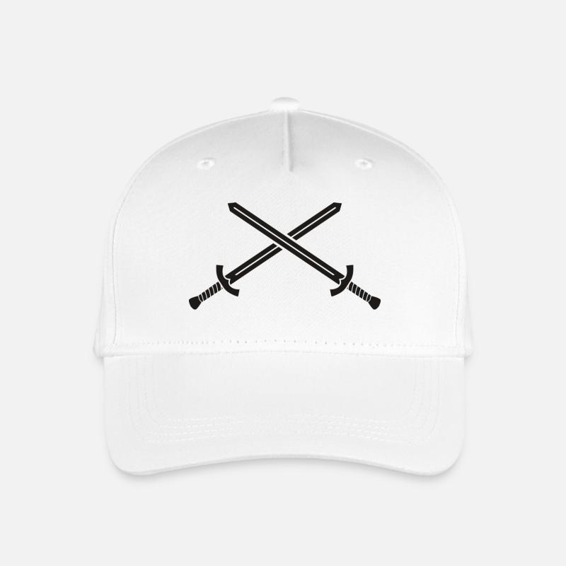 Schwerter - Kinder Bio Basecap - Weiß