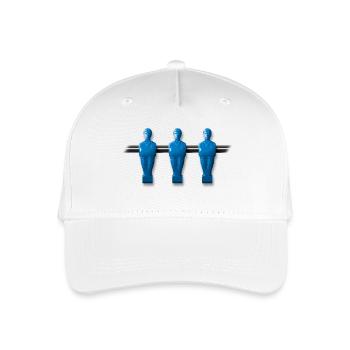 Kickerspieler - Kinder Bio Basecap - Weiß - Vorne
