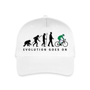 evolution_radfahrer_052012_d_3c - Kinder Bio Basecap - Weiß - Vorne