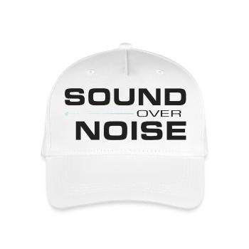 Sound Over Noise - Kinder Bio Basecap - Weiß - Vorne