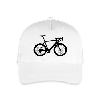 road bike - Organic Kids’ Baseball Cap - white - Front