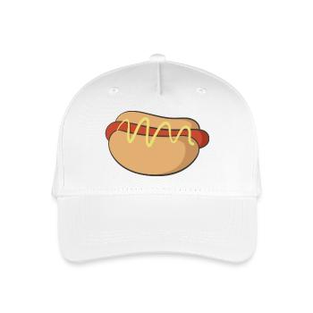 Hot-dog - Casquette de baseball bio Enfant - blanc - Devant