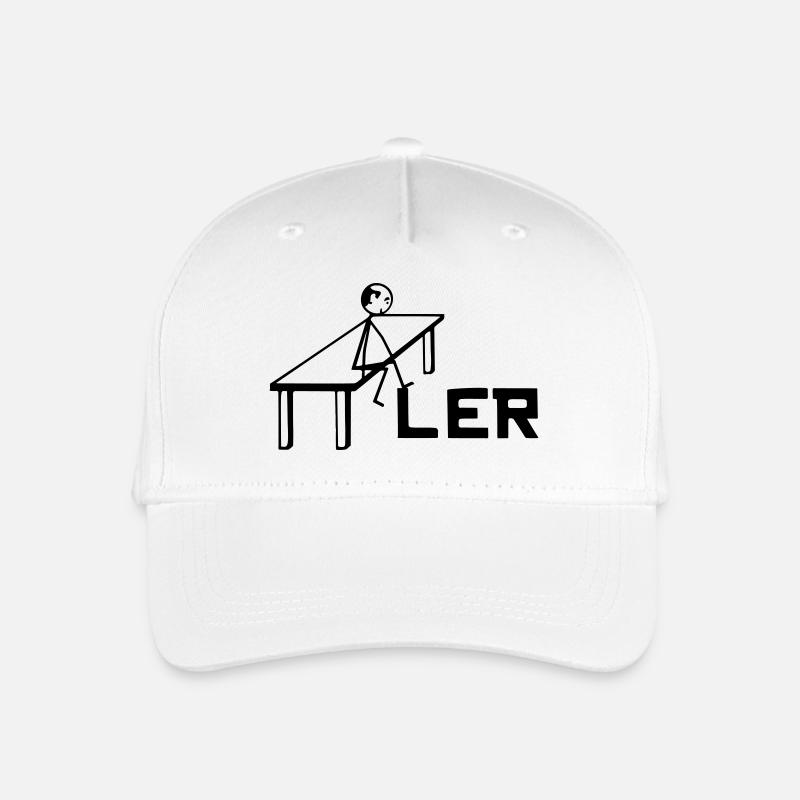 Bilderrätsel, Tischler - Kinder Bio Basecap - Weiß