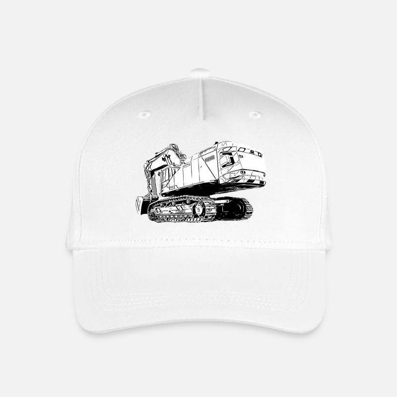 Bagger - Kinder Bio Basecap - Weiß