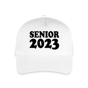 Senior 2023 - Kinder Bio Basecap - Weiß - Vorne
