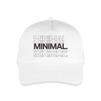MINIMAL. DARK - Organic Kids’ Baseball Cap - white - Front