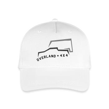 Overland - Kinder Bio Basecap - Weiß - Vorne