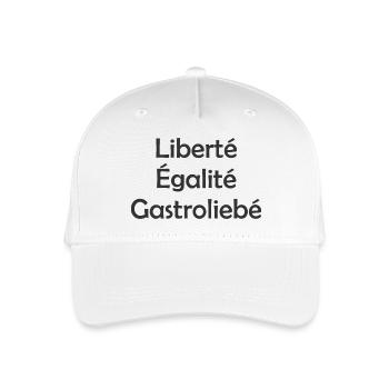 Gastroliebé - Kinder Bio Basecap - Weiß - Vorne