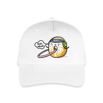 Beignet kawaii avec cerceau de fitness - Casquette de baseball bio Enfant - blanc - Devant