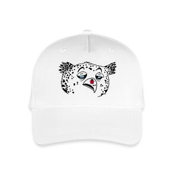 Eule und Marienkäfer - Kinder Bio Basecap - Weiß - Vorne