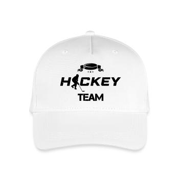 Hockey Team - Organic Kids’ Baseball Cap - white - Front