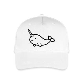 Narval - Casquette de baseball bio Enfant - blanc - Devant