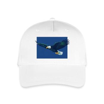 Eagle Flight in Blue Sky, Seattle, Seahawks - Organic Kids’ Baseball Cap - white - Front