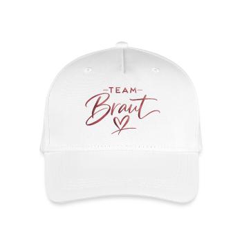 team braut - Kinder Bio Basecap - Weiß - Vorne
