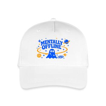 MENTALEMENT HORS LIGNE - Casquette de baseball bio Enfant - blanc - Devant