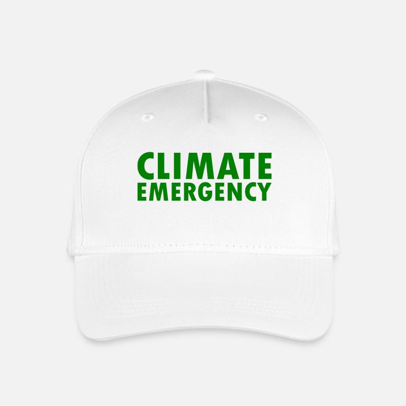 Climate emergency - Kinder Bio Basecap - Weiß