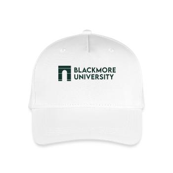 Blackmore University Hoodie - Organic Kids’ Baseball Cap - white - Front