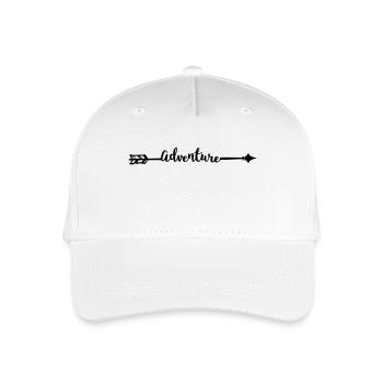 Adventure - Organic Kids’ Baseball Cap - white - Front
