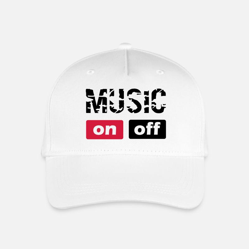 musique - Casquette de baseball bio Enfant - blanc