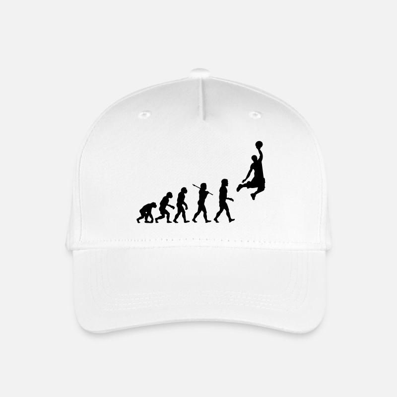 Basketball Dunk Evolution - Kinder Bio Basecap - Weiß