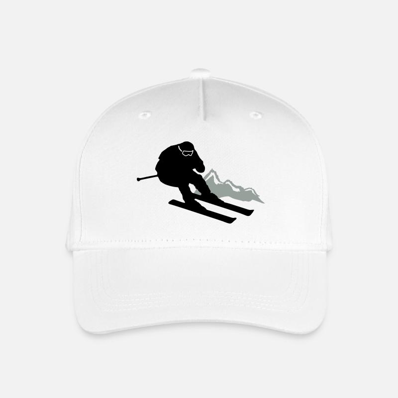 skier ski - Kinder Bio Basecap - Weiß