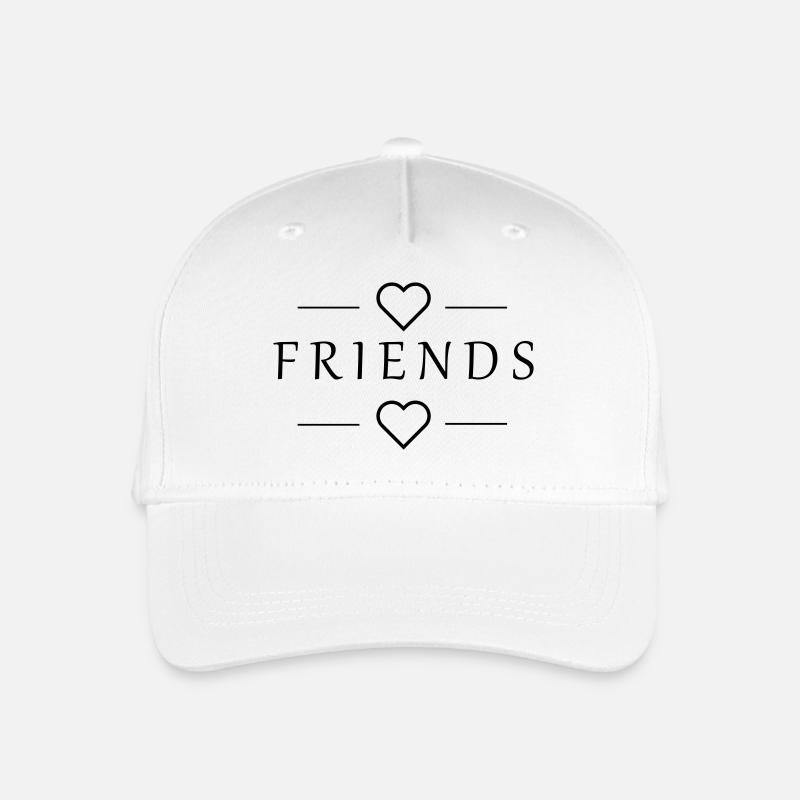 Meilleurs amis -Amis- - Casquette de baseball bio Enfant - blanc