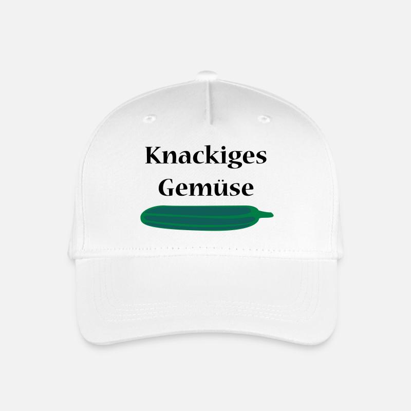Gurke - Kinder Bio Basecap - Weiß