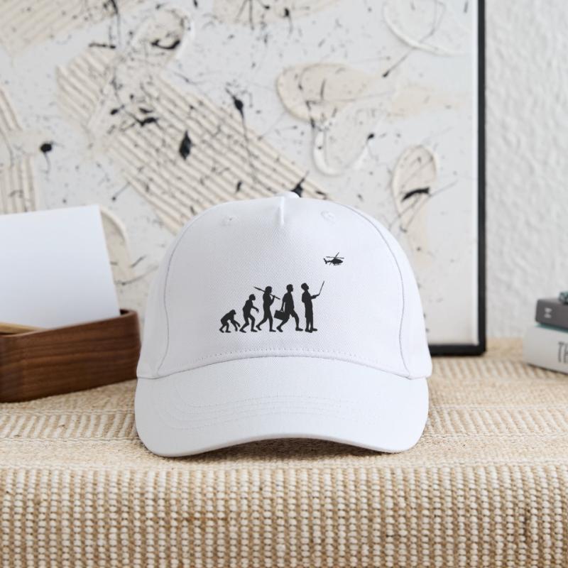 Evolution remote controlled model helicopter Organic Kids’ Baseball Cap