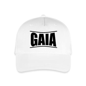 t-shirt Gaia t-shirt gift idea - Organic Kids’ Baseball Cap - white - Front
