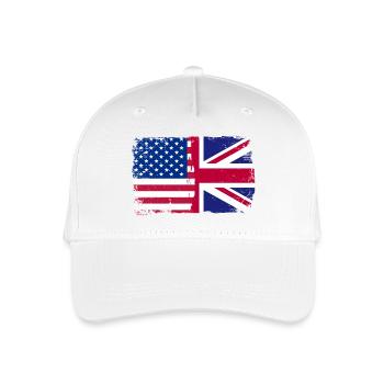Hinweis Fusion USUK Grunge - Kinder Bio Basecap - Weiß - Vorne