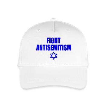 fight antisemitism - Organic Kids’ Baseball Cap - white - Front