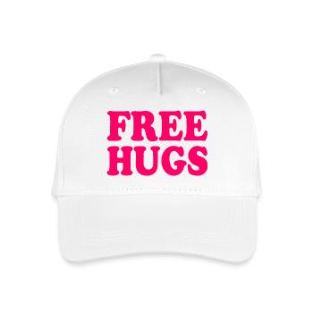 Free hugs - Organic Kids’ Baseball Cap - white - Front