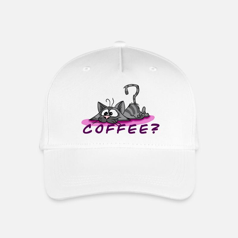 Café? - Casquette de baseball bio Enfant - blanc