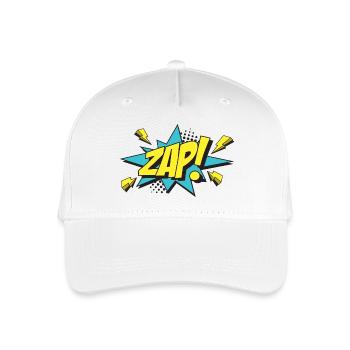 ZAP-Comic-Design - Kinder Bio Basecap - Weiß - Vorne