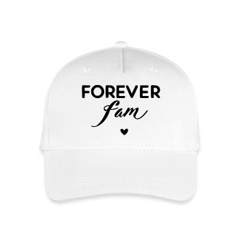 Für immer Fam - Kinder Bio Basecap - Weiß - Vorne