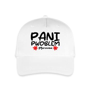 Martinique Antilles Pani Pwoblem Relaxation - Organic Kids’ Baseball Cap - white - Front