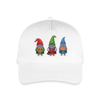 Taube Merry Christmas Weihnachten Coole  - Kinder Bio Basecap - Weiß - Vorne